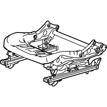 GM 13593133 Cushion Frame, Front