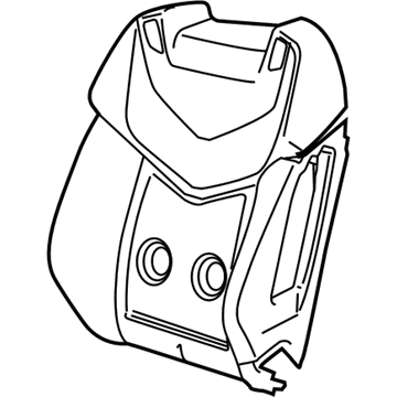 GM 92293178 Seat Back Pad