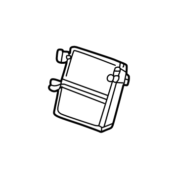 GM 85562377 Storage Compart Cover, Jet Black, Driver Side