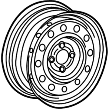 2005 Saturn Ion Spare Wheel - 9593548