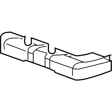 GM 10396688 Seat Cushion Pad, Rear