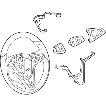 Chevy Spark Steering Wheel - 42604607