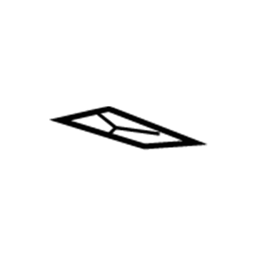 GM 20800340 Seat Belt Bezel