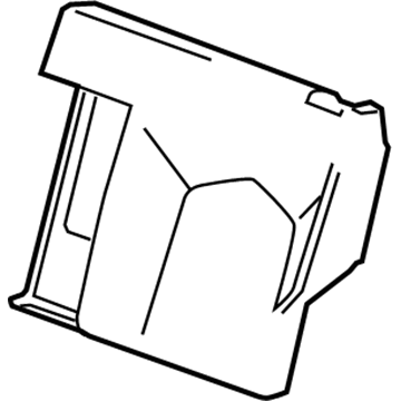 GM 20800289 Seat Back Cover, Titanium, Rear Driver Side