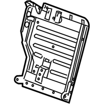 GM 20790098 Seat Back Panel, Rear Passenger Side