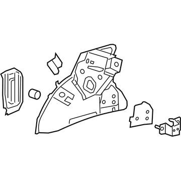 GM 84345943 Inner Wheelhouse, Rear Passenger Side
