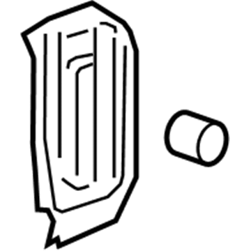 GM 23323161 Reinforcement Plate, Passenger Side