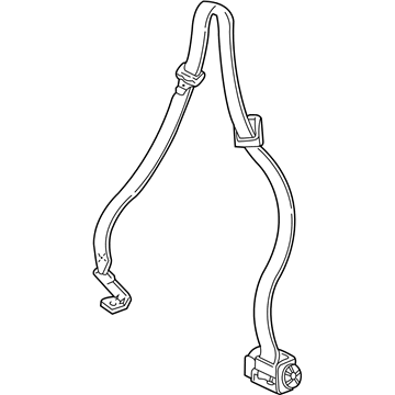 Oldsmobile 12457354 Belt & Retractor