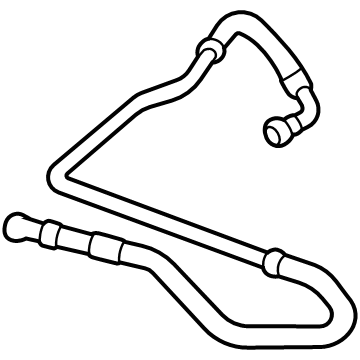 GM 85117739 Evaporator Tube, Front