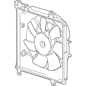 Chevy Fan Shroud - 22926357