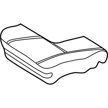 2004 Pontiac Vibe Seat Cushion Pad - 88970606