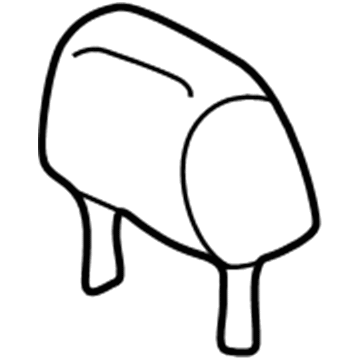 GM 88974137 Headrest, Light Gray