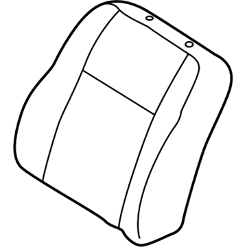 GM 88973909 Seat Back Cover, Dark Gray