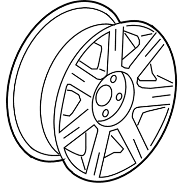 2008 Cadillac DTS Spare Wheel - 9596590