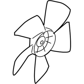 Cadillac DTS A/C Condenser Fan - 21999769