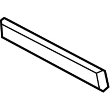 Chevy C2500 Suburban Door Moldings - 15607255