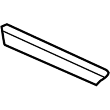Chevy C2500 Door Moldings - 15643901