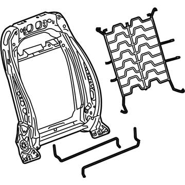 GM 95087992 Seat Back Frame