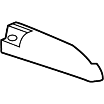 GM 95078170 Track Cover, Black