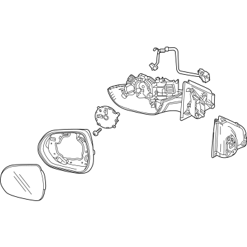 2024 Chevy Trax Side View Mirrors - 42794432