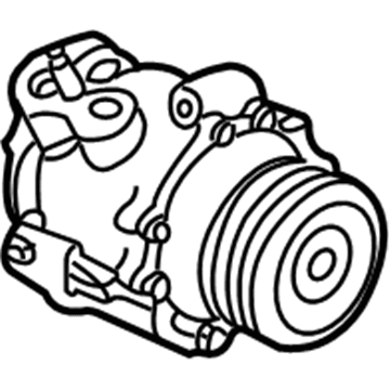 2007 Chevy Trailblazer A/C Compressor - 25825340