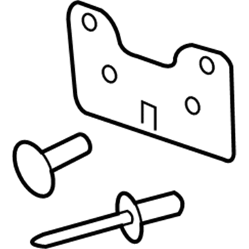 GM 10370228 License Bracket