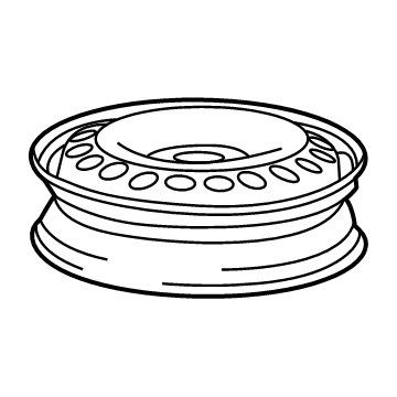 2018 Chevy Malibu Spare Wheel - 22969708