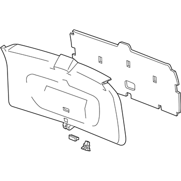 GM 84677041 Lower Gate Trim, Gray