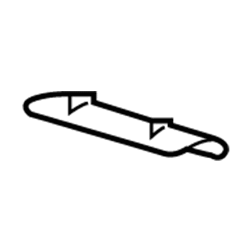 GM 23349229 Lower Gate Trim Cover, Gray, Rear