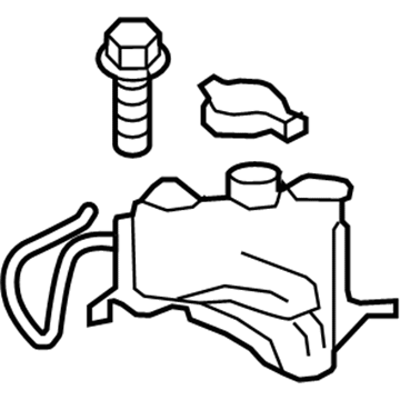 2014 Buick Enclave Coolant Reservoir - 23159167