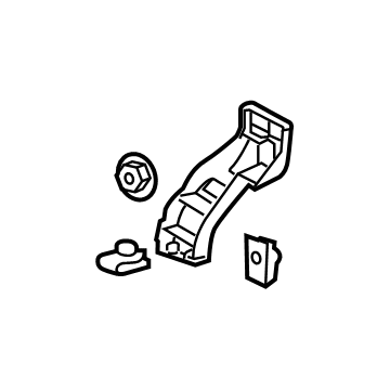 GM 23183933 Lower Retainer, Rear Driver Side