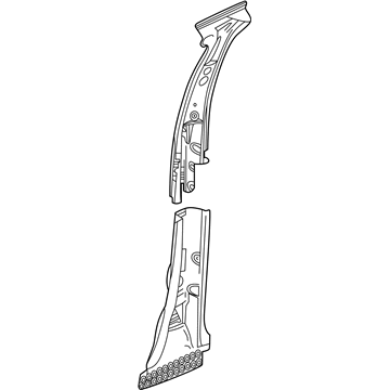 Buick 84421083 Center Pillar Reinforcement