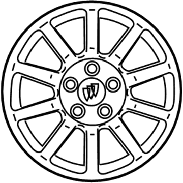 2007 Buick Rendezvous Spare Wheel - 9597129