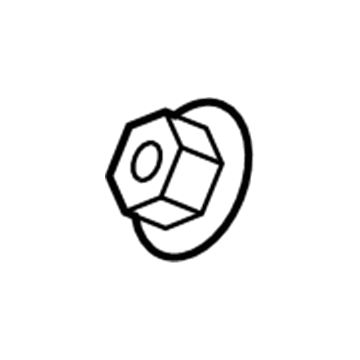 Chevy 11516078 Trailer Hitch Nut