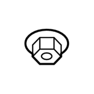Chevy 11516783 Trailer Hitch Nut