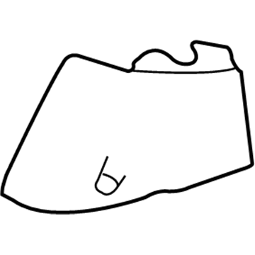 GM 19120718 Apron Assembly, Front Inner Passenger Side