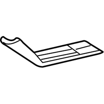 GM 10311746 Rail Reinforcement, Front Passenger Side