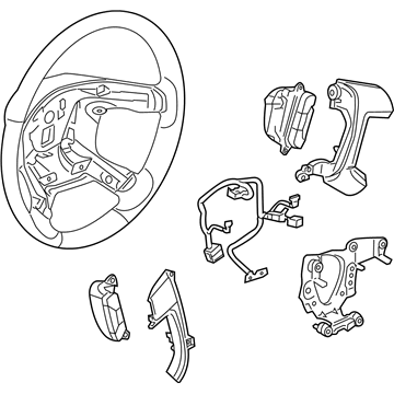 Buick Enclave Steering Wheel - 23378140