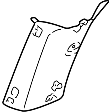 GM 10294057 Pillar Trim, Rear Driver Side