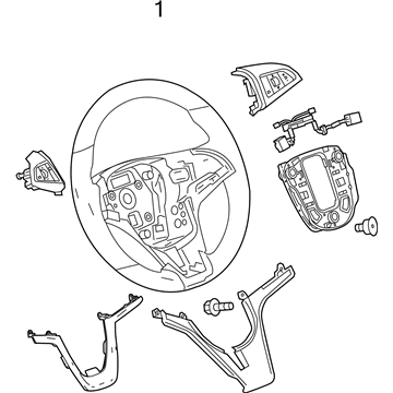 Buick 13409771 Steering Wheel