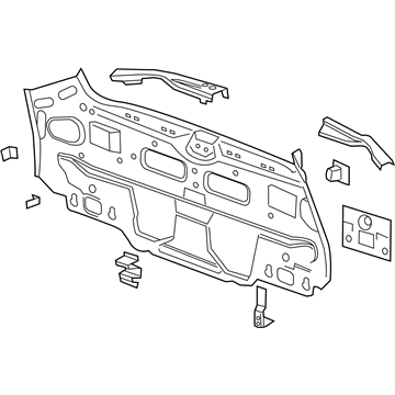 GM 23227108 Inner Panel, Rear