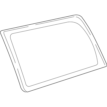 Cadillac 15225633 Quarter Glass
