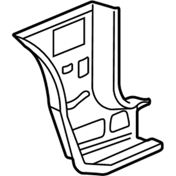 GM 25623037 Pillar Reinforcement, Front Driver Side