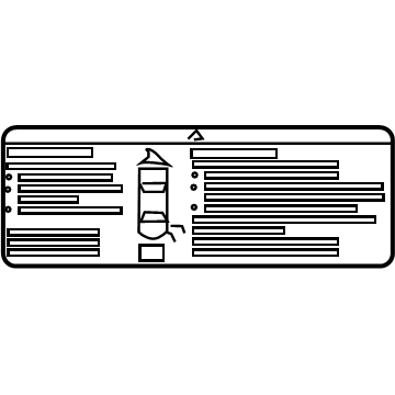 GM 22741757 Battery Label