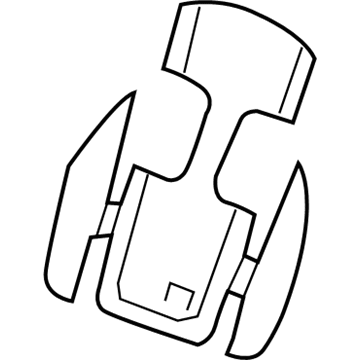 GM 13451995 Seat Back Heater, Front