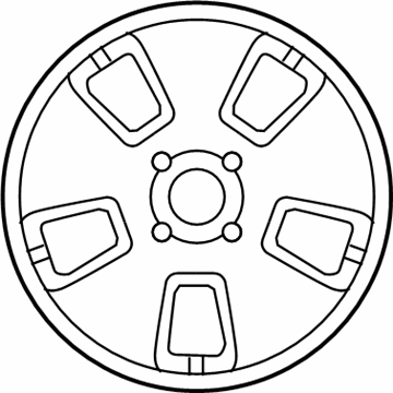 2008 Chevy Aveo Spare Wheel - 96653145