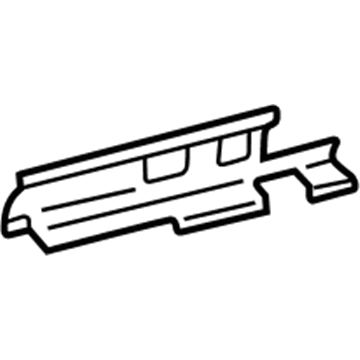 GM 10235938 Belt Reinforcement, Rear Outer Driver Side