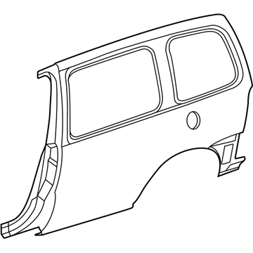 GM 10402110 Side Panel, Rear Driver Side