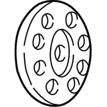 1999 Chevy C3500 Wheel Cover - 15634851