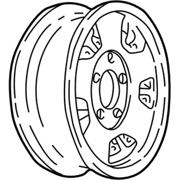 1997 GMC Savana 1500 Spare Wheel - 9591783
